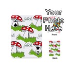 Mushroom Luck Fly Agaric Lucky Guy Playing Cards 54 (Mini)  Front - Spade2