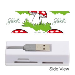 Mushroom Luck Fly Agaric Lucky Guy Memory Card Reader (stick)  by Nexatart