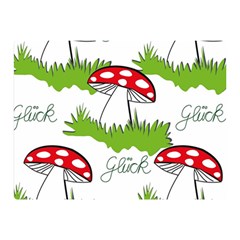 Mushroom Luck Fly Agaric Lucky Guy Double Sided Flano Blanket (mini)  by Nexatart