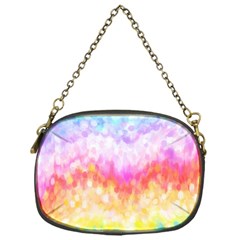 Rainbow Pontilism Background Chain Purses (one Side)  by Nexatart