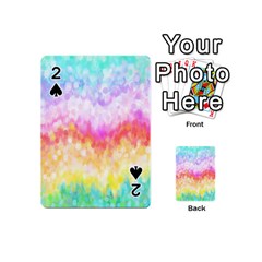 Rainbow Pontilism Background Playing Cards 54 (mini)  by Nexatart