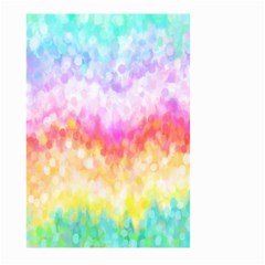 Rainbow Pontilism Background Large Garden Flag (two Sides) by Nexatart