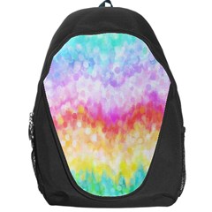 Rainbow Pontilism Background Backpack Bag by Nexatart