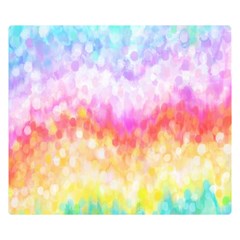 Rainbow Pontilism Background Double Sided Flano Blanket (small)  by Nexatart