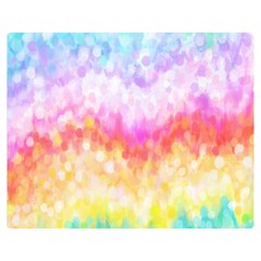 Rainbow Pontilism Background Double Sided Flano Blanket (medium)  by Nexatart