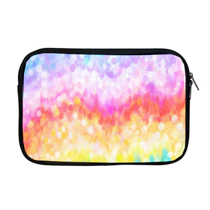 Rainbow Pontilism Background Apple MacBook Pro 17  Zipper Case