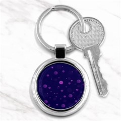 Decorative Dots Pattern Key Chains (round)  by ValentinaDesign