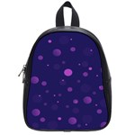 Decorative dots pattern School Bags (Small)  Front