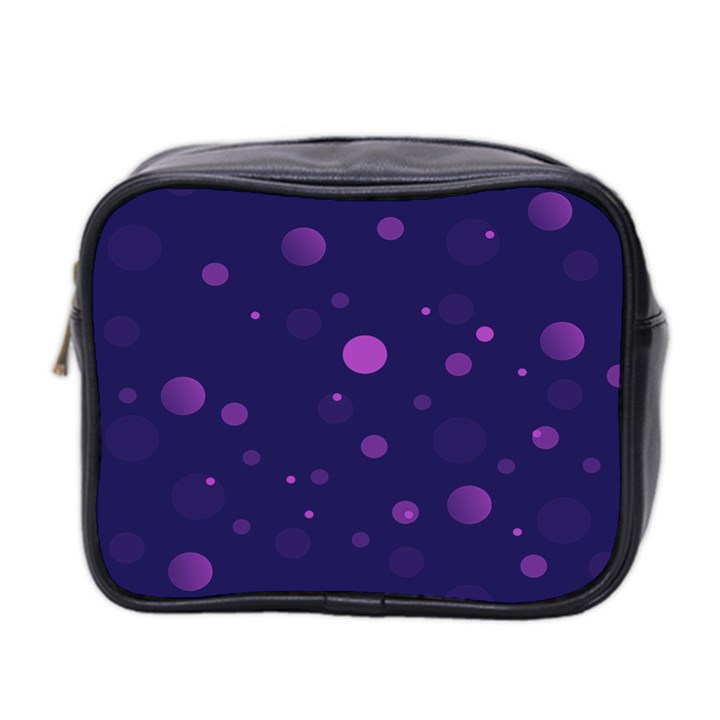 Decorative dots pattern Mini Toiletries Bag 2-Side