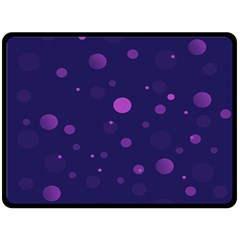 Decorative Dots Pattern Fleece Blanket (large)  by ValentinaDesign