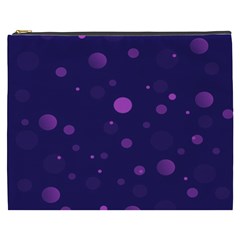 Decorative Dots Pattern Cosmetic Bag (xxxl)  by ValentinaDesign