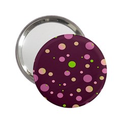 Decorative Dots Pattern 2 25  Handbag Mirrors by ValentinaDesign