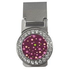 Decorative Dots Pattern Money Clips (cz)  by ValentinaDesign