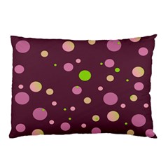 Decorative Dots Pattern Pillow Case by ValentinaDesign