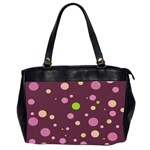 Decorative dots pattern Office Handbags (2 Sides)  Front