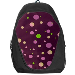 Decorative Dots Pattern Backpack Bag by ValentinaDesign