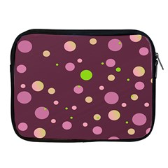 Decorative Dots Pattern Apple Ipad 2/3/4 Zipper Cases by ValentinaDesign