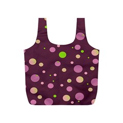 Decorative Dots Pattern Full Print Recycle Bags (s)  by ValentinaDesign