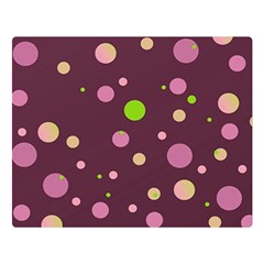 Decorative Dots Pattern Double Sided Flano Blanket (large)  by ValentinaDesign