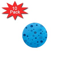 Decorative Dots Pattern 1  Mini Magnet (10 Pack)  by ValentinaDesign