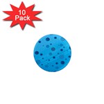 Decorative dots pattern 1  Mini Magnet (10 pack)  Front