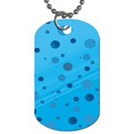 Decorative dots pattern Dog Tag (One Side) Front