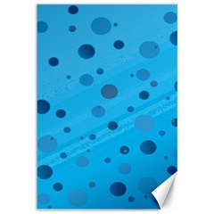 Decorative Dots Pattern Canvas 12  X 18   by ValentinaDesign