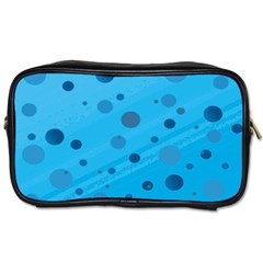 Decorative Dots Pattern Toiletries Bags 2-side by ValentinaDesign