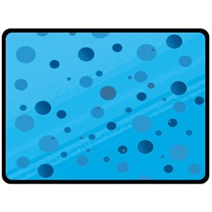 Decorative Dots Pattern Fleece Blanket (large)  by ValentinaDesign