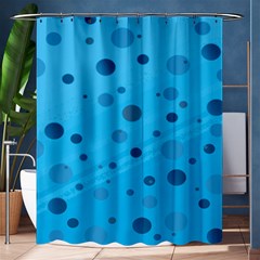 Decorative Dots Pattern Shower Curtain 60  X 72  (medium)  by ValentinaDesign