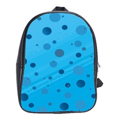 Decorative Dots Pattern School Bags (xl)  by ValentinaDesign