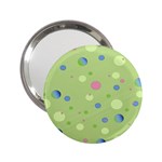 Decorative dots pattern 2.25  Handbag Mirrors Front