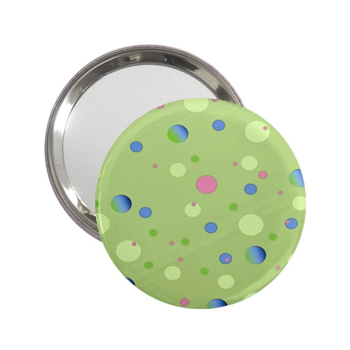 Decorative dots pattern 2.25  Handbag Mirrors