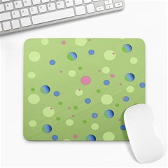 Decorative Dots Pattern Large Mousepads by ValentinaDesign