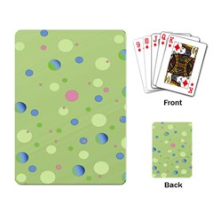 Decorative Dots Pattern Playing Card by ValentinaDesign