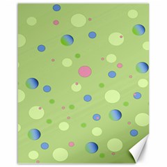 Decorative Dots Pattern Canvas 16  X 20   by ValentinaDesign