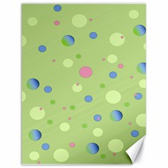 Decorative Dots Pattern Canvas 18  X 24   by ValentinaDesign