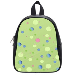 Decorative Dots Pattern School Bags (small)  by ValentinaDesign