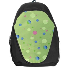 Decorative Dots Pattern Backpack Bag by ValentinaDesign