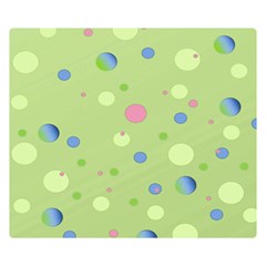 Decorative Dots Pattern Double Sided Flano Blanket (small)  by ValentinaDesign