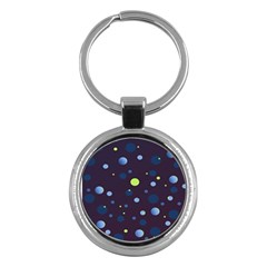 Decorative Dots Pattern Key Chains (round)  by ValentinaDesign