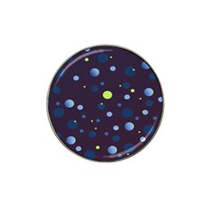 Decorative Dots Pattern Hat Clip Ball Marker (4 Pack) by ValentinaDesign