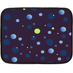 Decorative Dots Pattern Fleece Blanket (mini) by ValentinaDesign