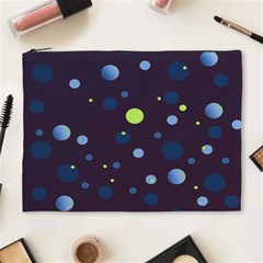 Decorative Dots Pattern Cosmetic Bag (xl) by ValentinaDesign