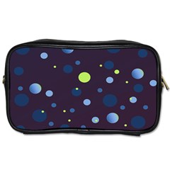 Decorative Dots Pattern Toiletries Bags by ValentinaDesign