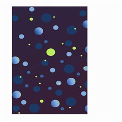 Decorative Dots Pattern Large Garden Flag (two Sides) by ValentinaDesign