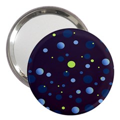 Decorative Dots Pattern 3  Handbag Mirrors by ValentinaDesign