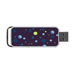 Decorative Dots Pattern Portable Usb Flash (one Side) by ValentinaDesign