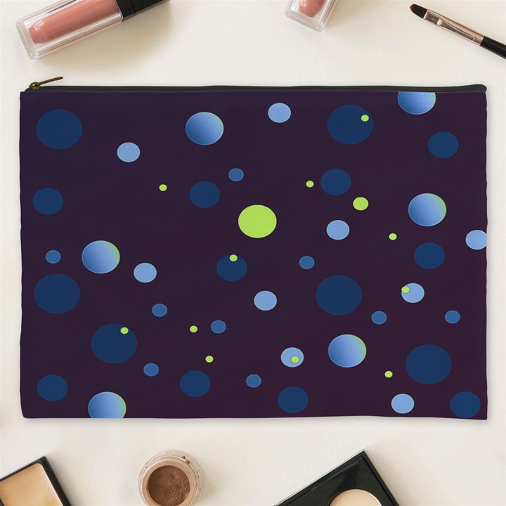 Decorative dots pattern Cosmetic Bag (XXXL) 