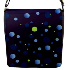 Decorative Dots Pattern Flap Messenger Bag (s) by ValentinaDesign